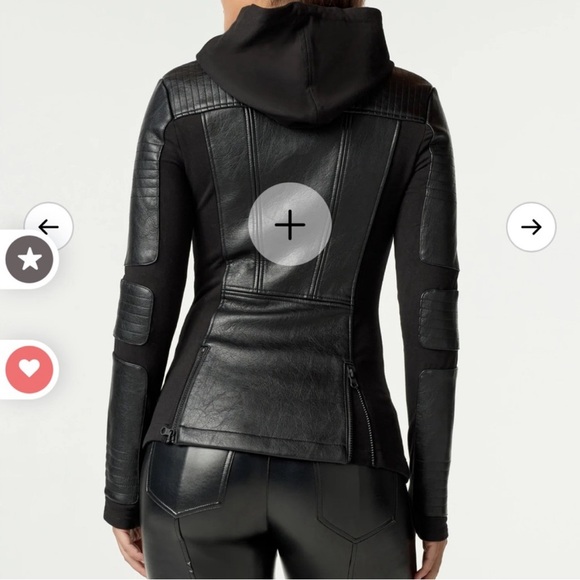 ⚡️BLANC NOIR MOTO HOODIE JACKET COAT⚡️ - Picture 2 of 6